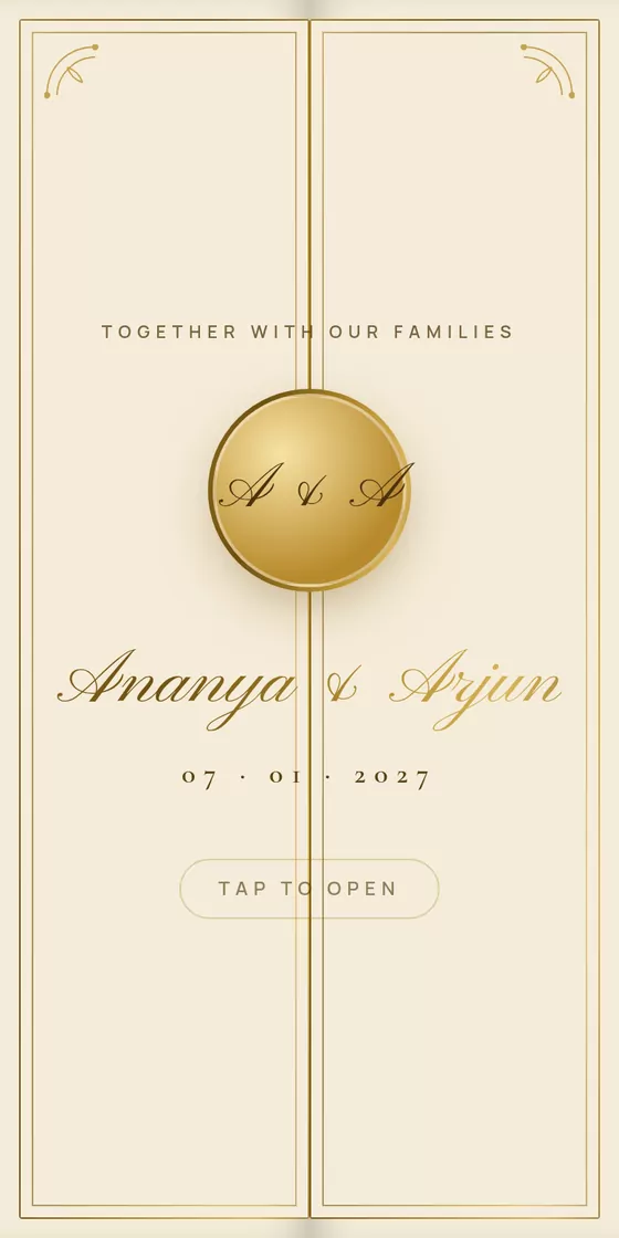 Swarna invitation design